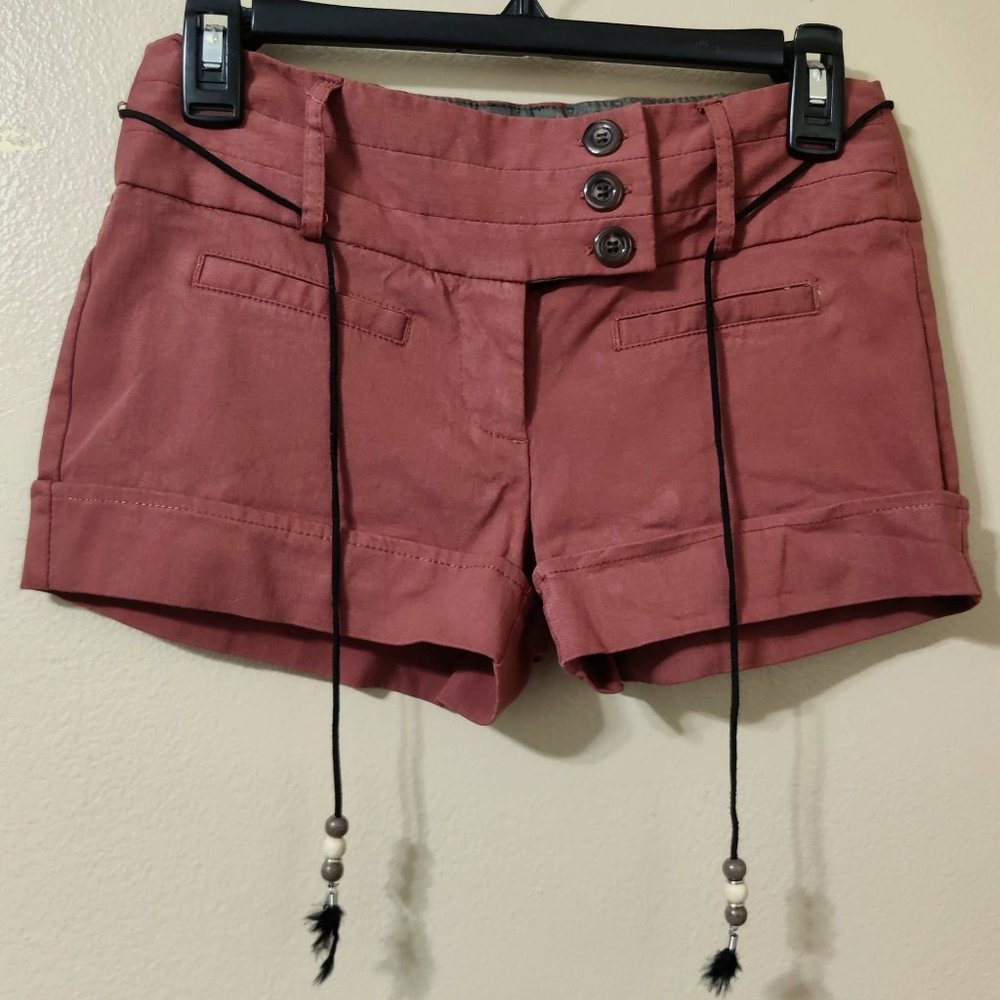 Tracy Evans Orange Shorts with Beads, Women’s Size 3